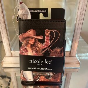 Nicole Lee Western Cowgirl passport Wallet